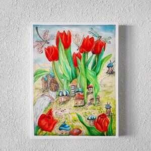 "Tulip Village" – A Dreamlike Escape into Tranquility